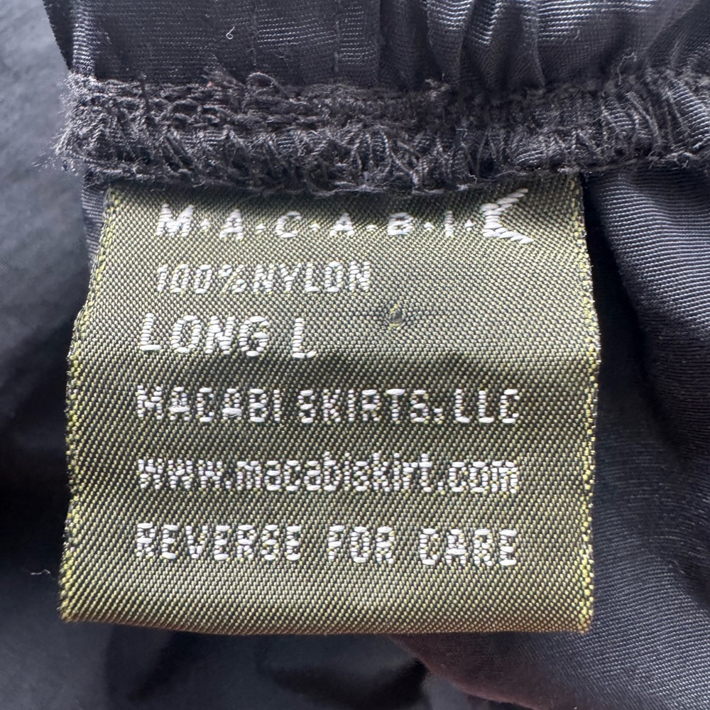 Macabi Hiking and Travel Skirt Black L - Picture 6 of 8